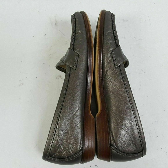 SAS Penny Loafers Womens Size 7.5 S Wink Pewter Leather Shoes - Picture 6 of 8